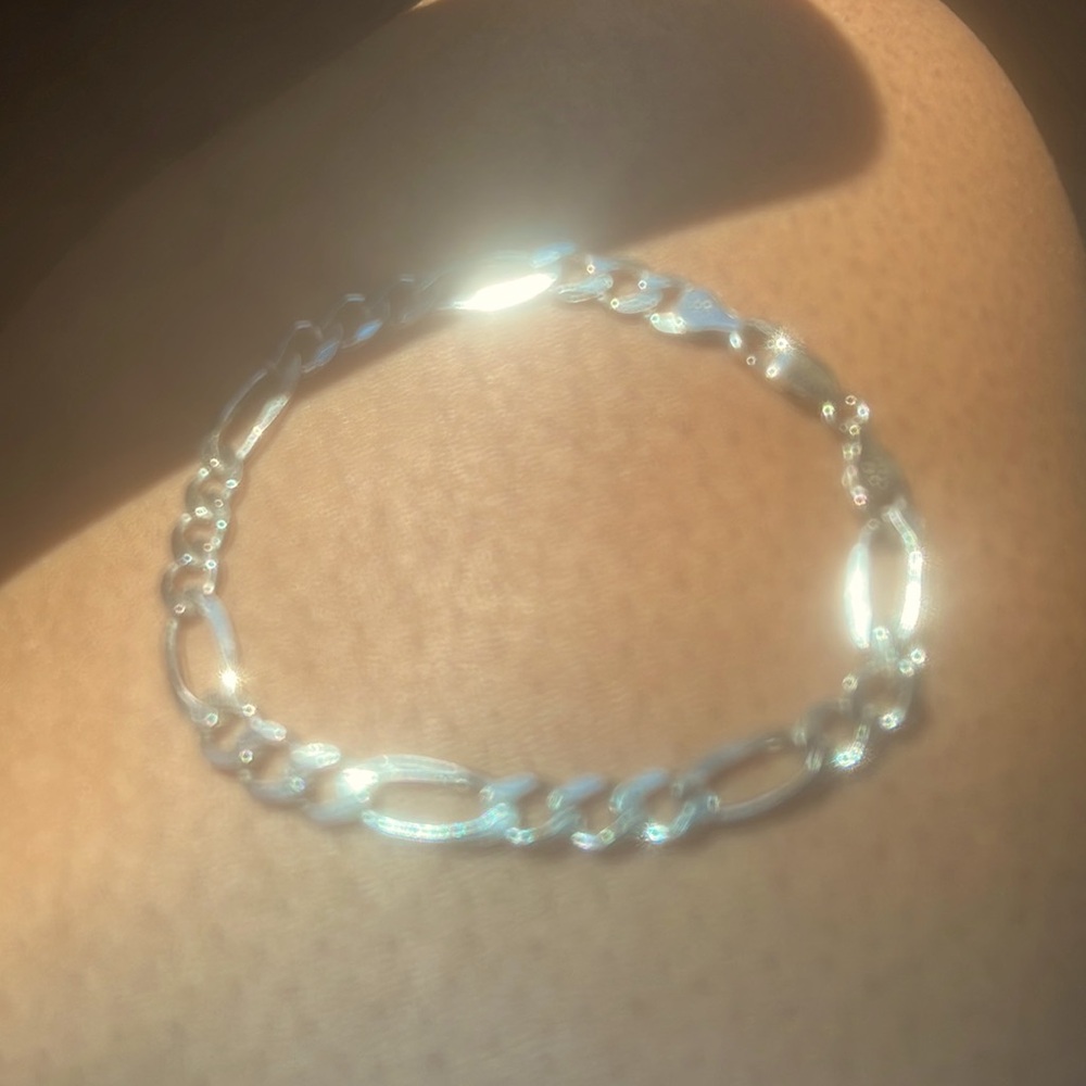 925 Italian Cuban link bracelet brand new!